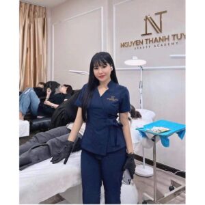 Đồng phục spa, áo đồng phục lễ tân cao cấp, đồng phục may theo mẫu chất cotton lạnh