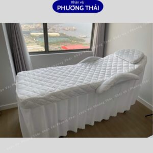 Ga giường tiêm filler, ga giường phun xăm chất cotton trần bông Ga giường tiêm filler cotton trần bông