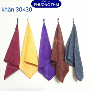 Khăn làm nail, khăn làm móng siêu mềm mại hình vuông, kích thước 30*30cm