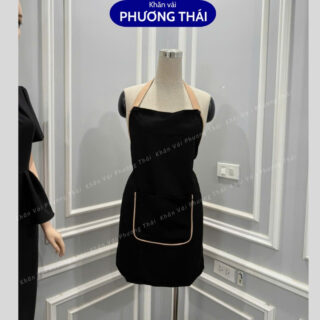 Tạp dề spa, tạp dề tiệm nails mi, phun xăm, thẩm mỹ