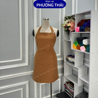 Tạp dề spa, tạp dề tiệm nails mi, phun xăm, thẩm mỹ