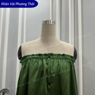 Váy quây spa có CÚC LƯNG, váy quây massage phi lụa cao cấp, mát mịn, không nhăn