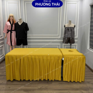 Ga giường gội đầu, ga gội 2in1 vải thun đẹp, dày, co giãn tốt - đủ màu