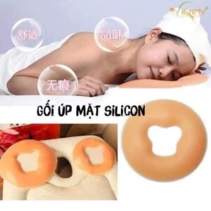 Gối silicon úp mặt, gối úp mặt làm massage, body spa dưỡng sinh Gối silicon úp mặt, gối úp mặt làm massage, body spa dưỡng sinh