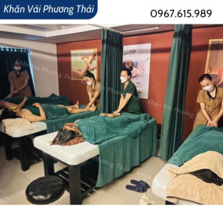 Khăn trải spa CỠ LỚN, hàng loại 1, dày dặn mềm mịn, thấm tốt