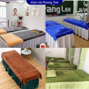Khăn trải giường spa, khăn đắp người spa kt 90*1m9 siêu mềm, dày dặn Khăn trải giường spa, khăn đắp người spa kt 90*1m9 siêu mềm, dày dặn