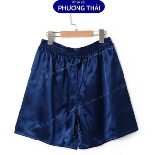 Quần đùi lụa massage xông hơi nam nữ freesize dưới 68kg