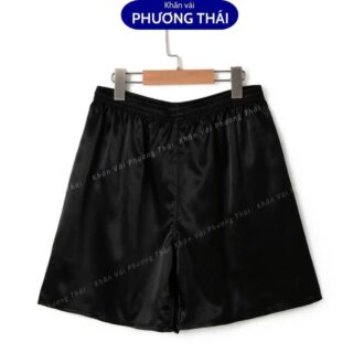 Quần đùi lụa massage xông hơi nam nữ freesize dưới 68kg