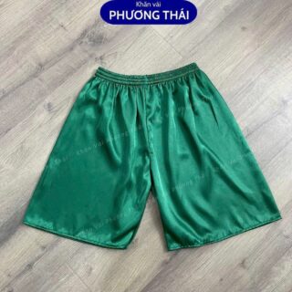 Quần đùi lụa massage xông hơi nam nữ freesize dưới 68kg