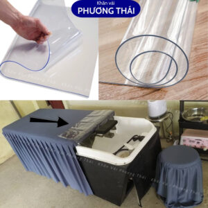 Tấm nhựa dẻo lót giường gội đầu, chắn nước tốt, dày dặn, trong suốt Tấm nhựa dẻo lót giường gội đầu, chắn nước tốt, trong suốt