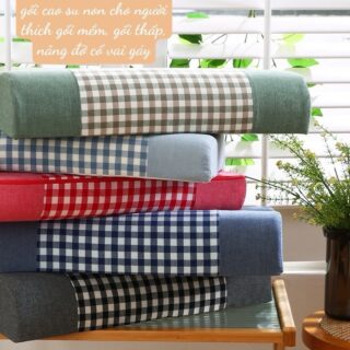 Gối cao su non, gối đầu spa êm ái, đàn hồi tốt, kt 30*50cm