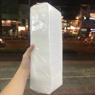 Giấy lau mặt Spa, khăn giấy lau mặt đa năng cây 200 tờ