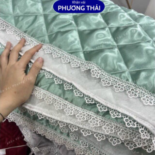 Tấm phủ giường spa lụa cao cấp, tấm trải giường, drap giường spa, giường mi, phun xăm KT 110*220cm
